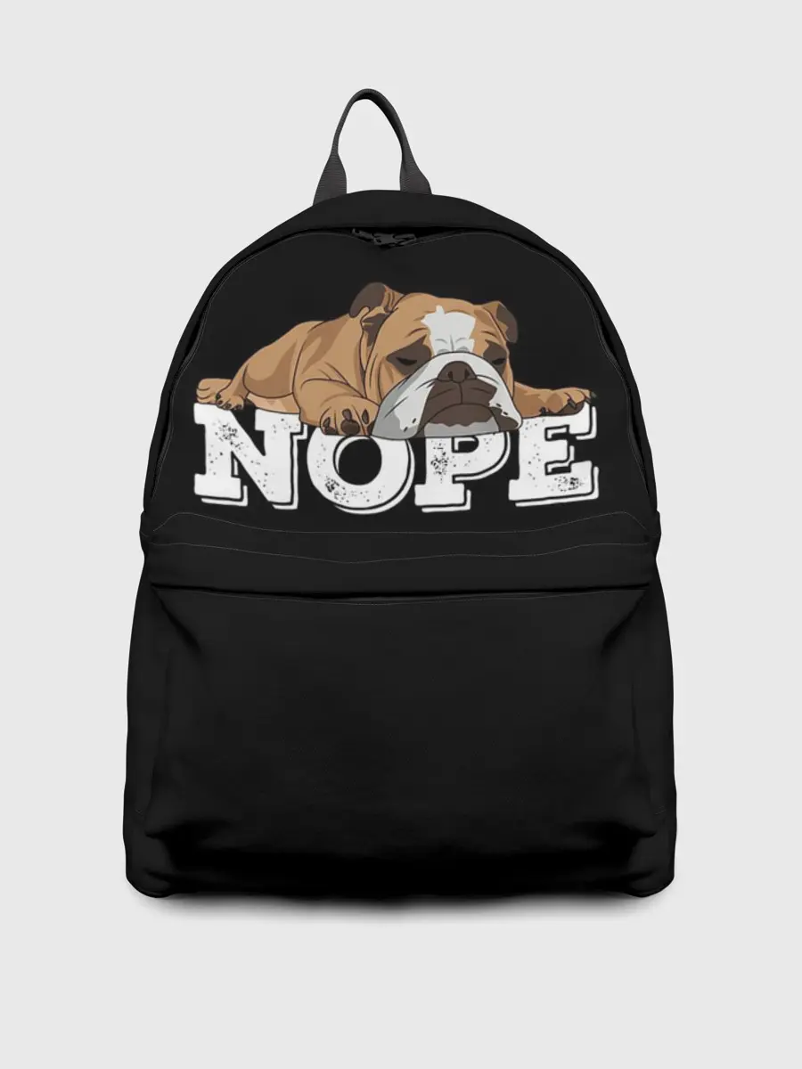 Рюкзак джинсовый / Ленивый Бульдог