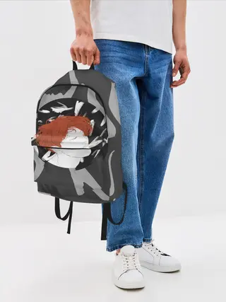 Рюкзак джинсовый / BTS Style