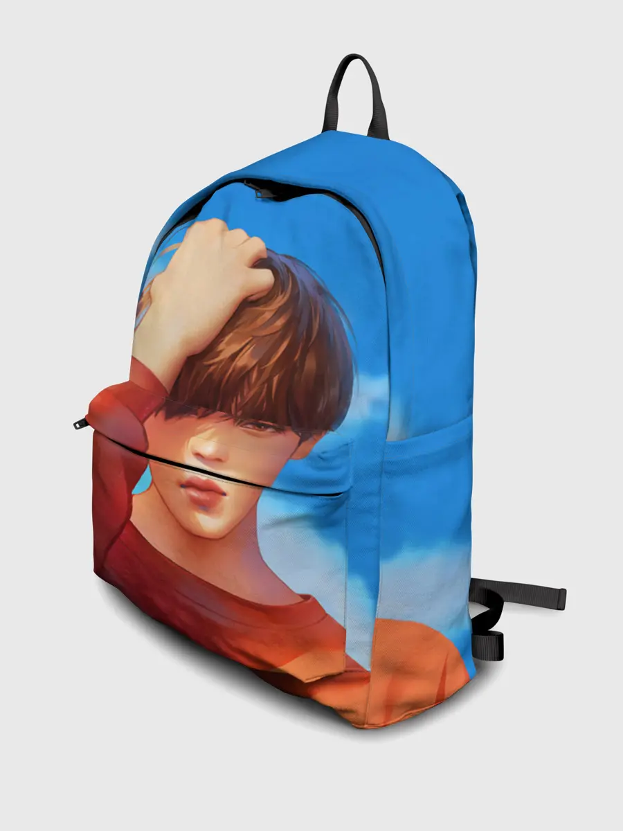 Рюкзак джинсовый / Park Jimin Art