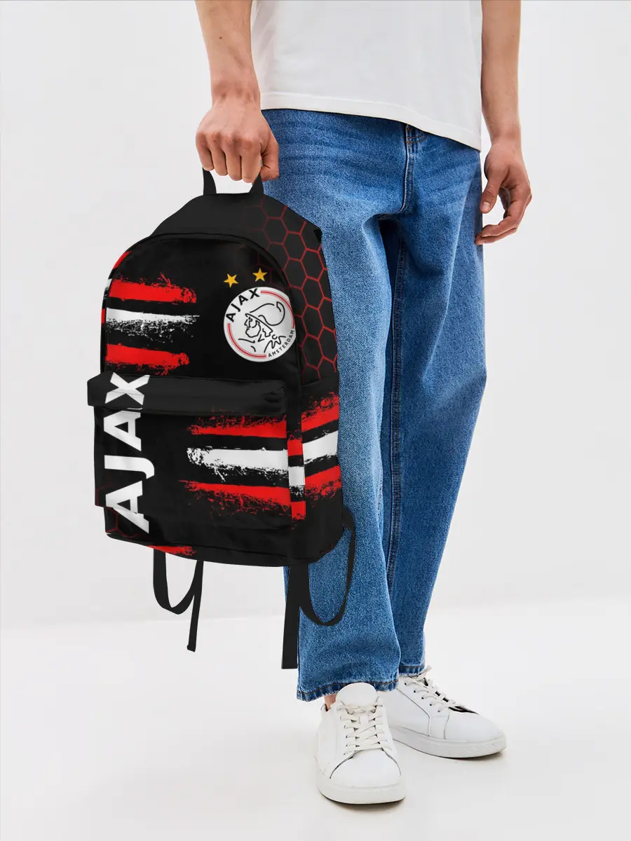 Рюкзак джинсовый / FC AJAX AMSTERDAM / ФК АЯКС