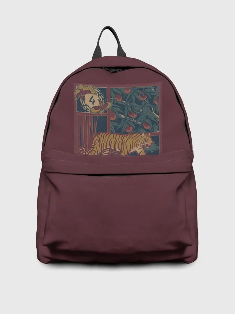 Рюкзак джинсовый / КартиНа с Тигром