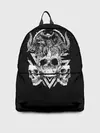 Рюкзак джинсовый / Черепа и Вороны | Skulls Raven