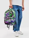 Рюкзак джинсовый / Граффити на стене