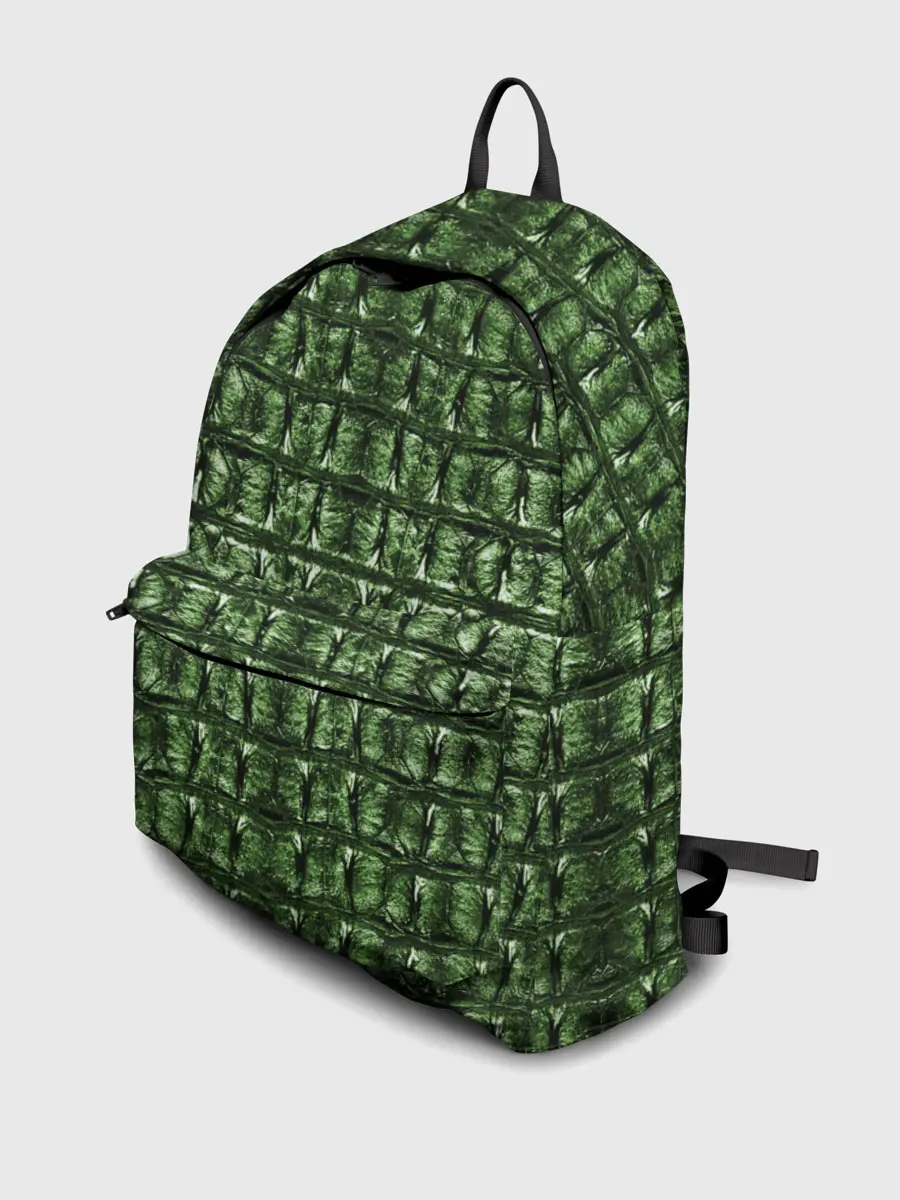 Рюкзак джинсовый / Текстура Аллигатора