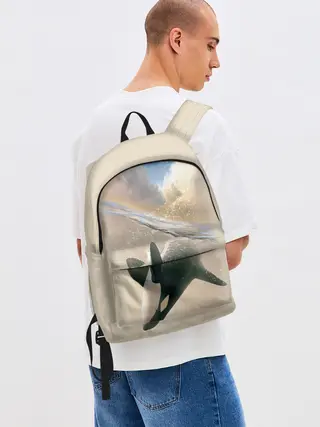 Рюкзак джинсовый / косатка