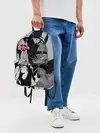 Рюкзак джинсовый / Черный Аста демон Чёрный клевер