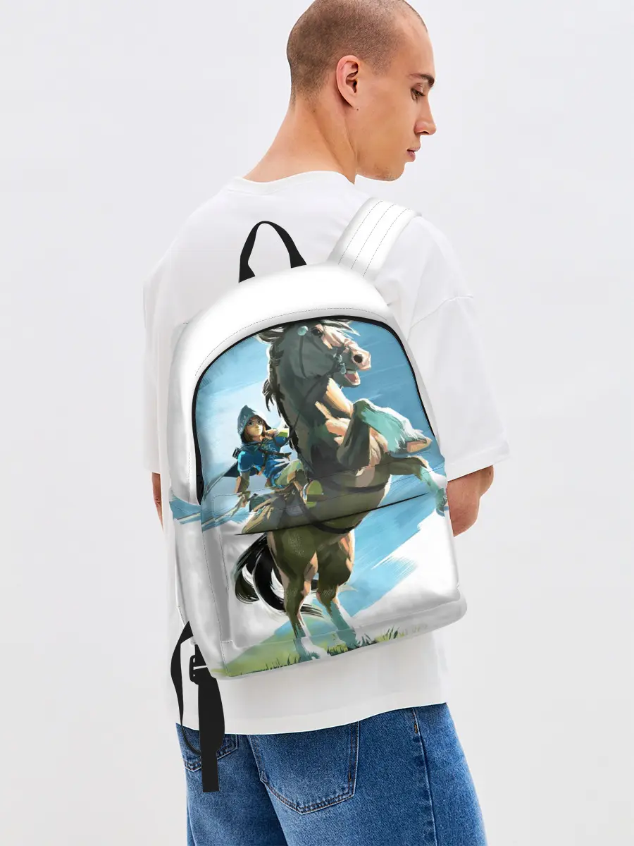 Рюкзак джинсовый / Линк на коне