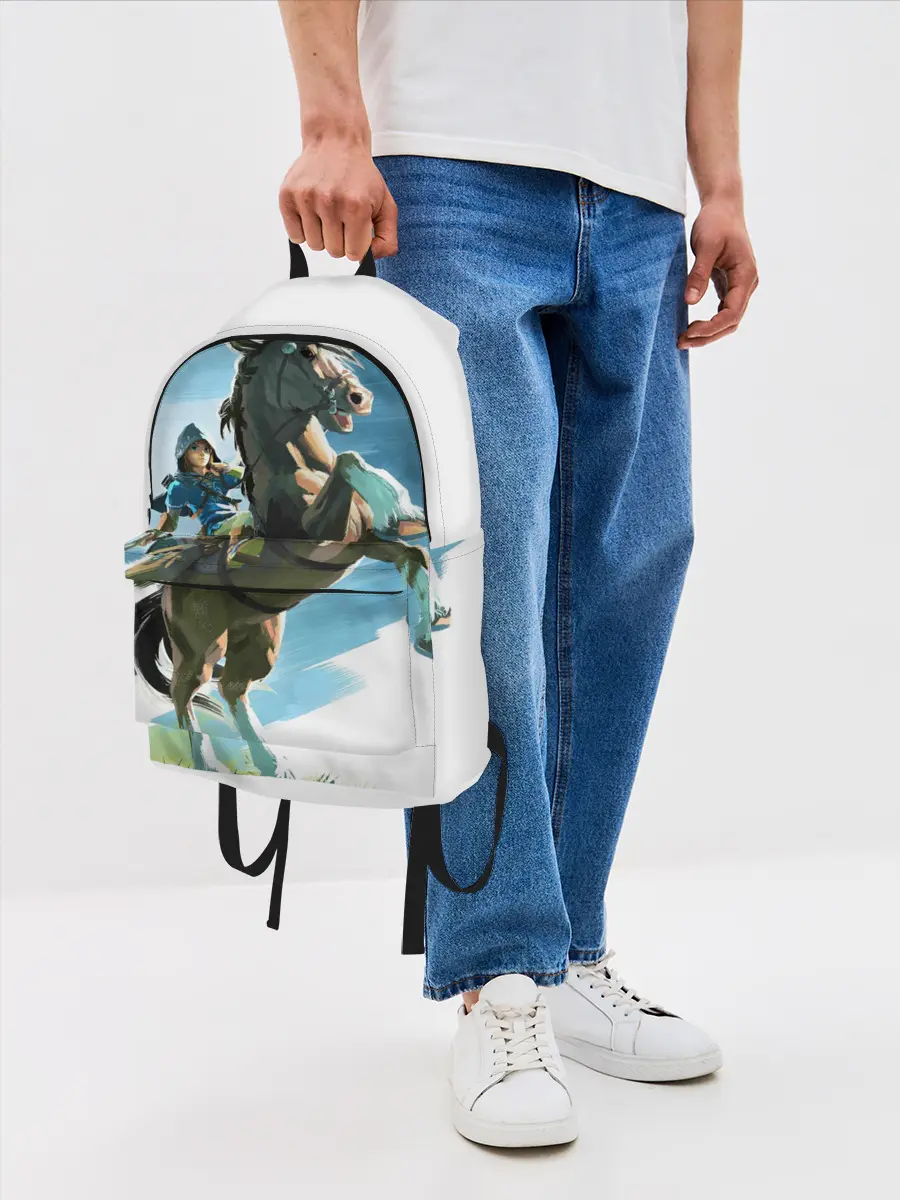 Рюкзак джинсовый / Линк на коне