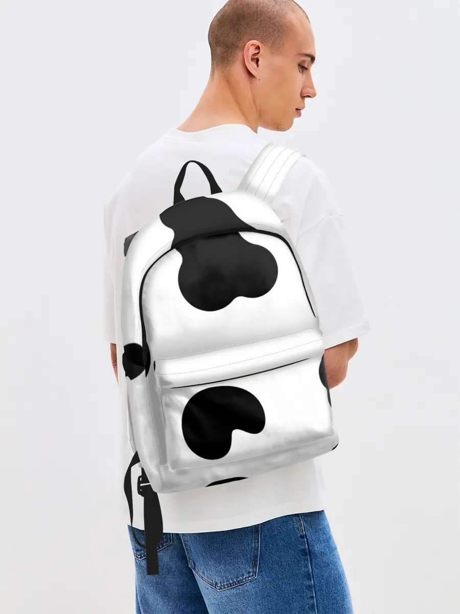 Рюкзак джинсовый / Cow print