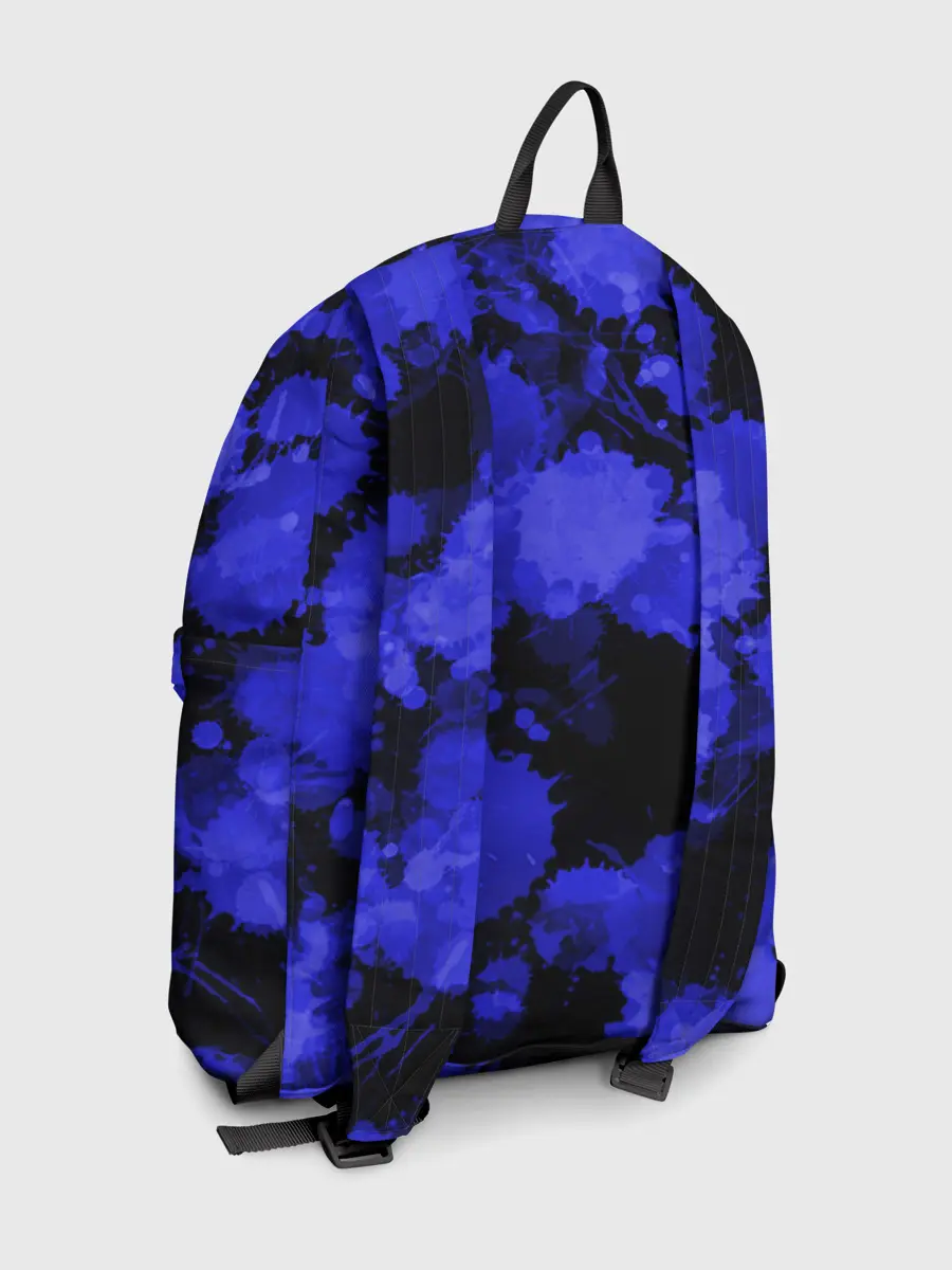 Рюкзак джинсовый / Синие Кляксы