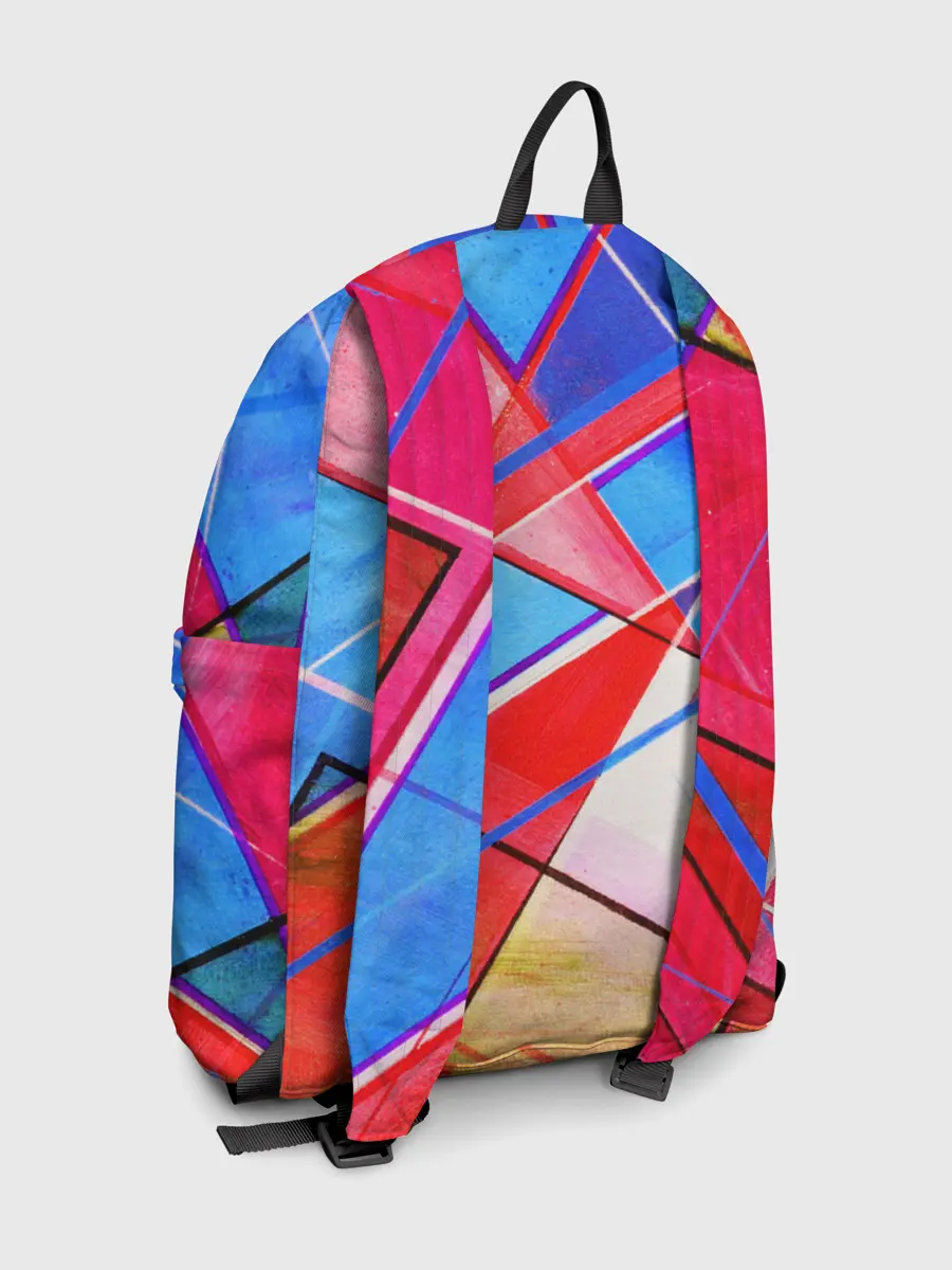 Рюкзак джинсовый / Абстрактные Фигуры