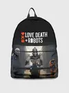 Рюкзак джинсовый / Love, Death and Robots