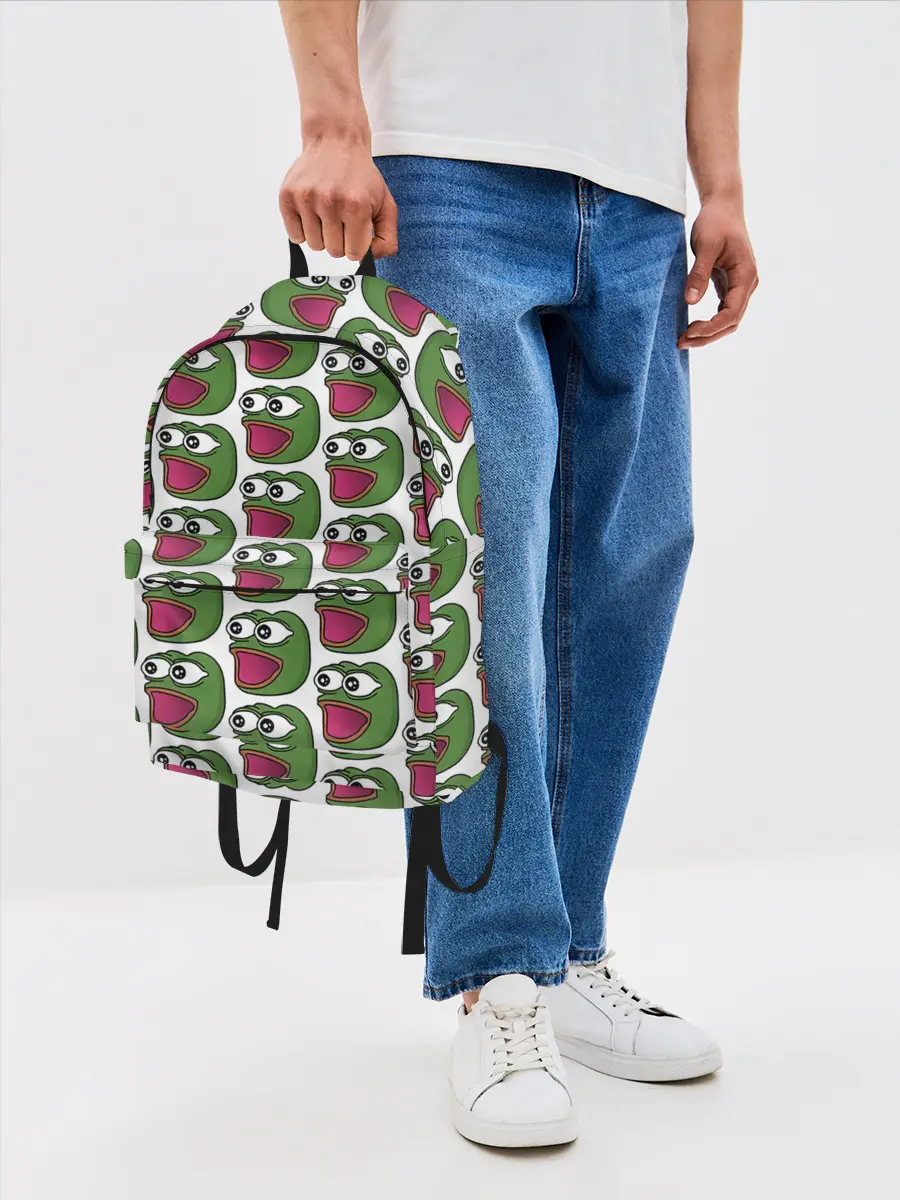 Рюкзак джинсовый / Poggers Pattern