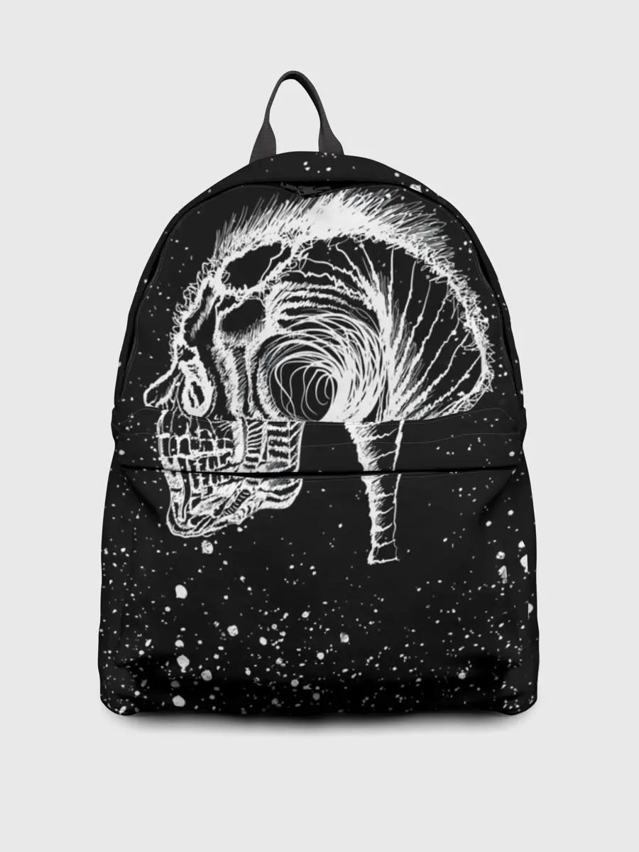 Рюкзак джинсовый / Череп Зверь и Брызги
