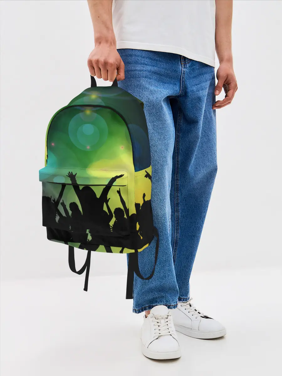 Рюкзак джинсовый / Неоновая Вечеринка