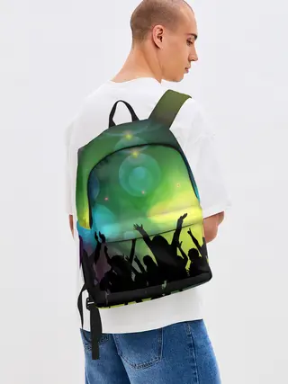 Рюкзак джинсовый / Неоновая Вечеринка