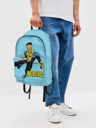 Рюкзак джинсовый / Invincible / Неуязвимый