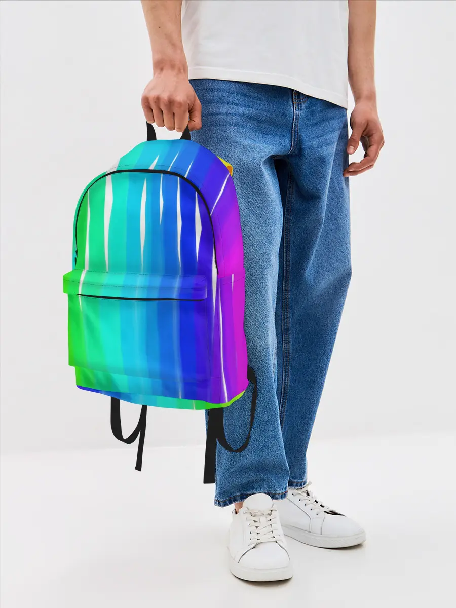 Рюкзак джинсовый / Перелив цвета