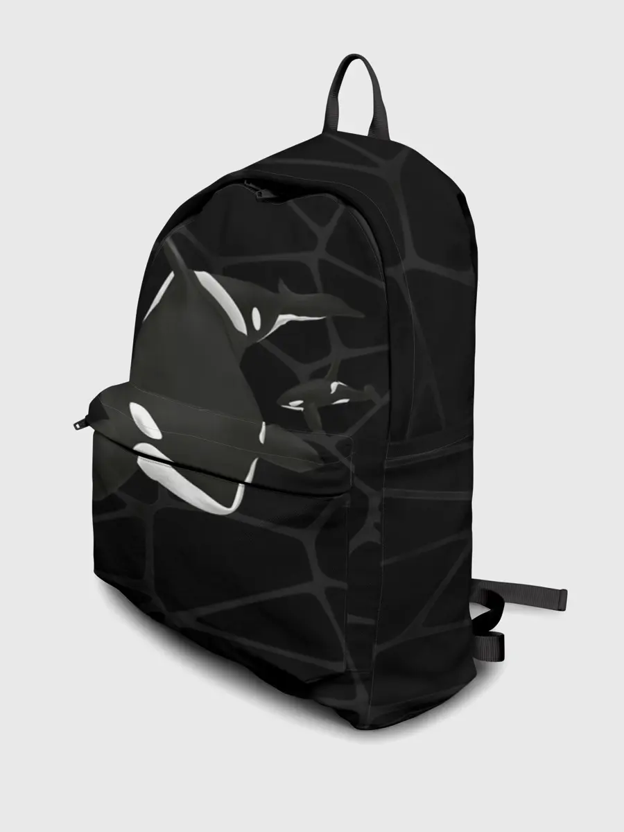 Рюкзак джинсовый / Косатки