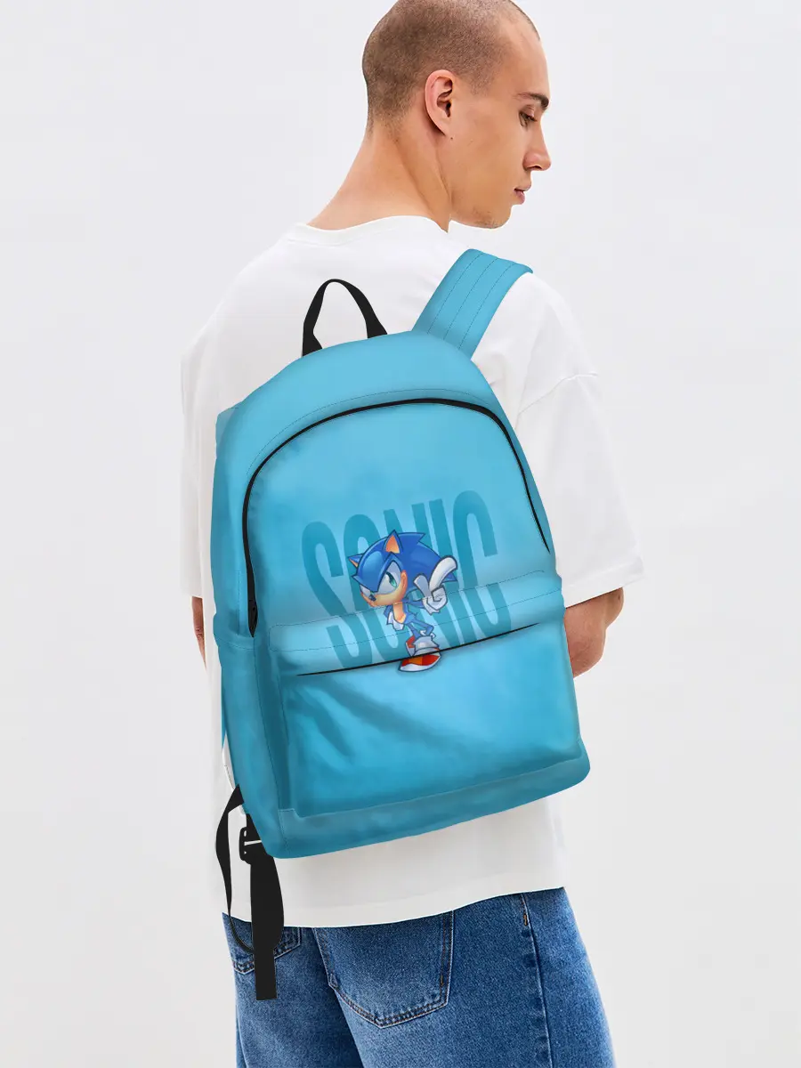 Рюкзак джинсовый / Легендарный ёж