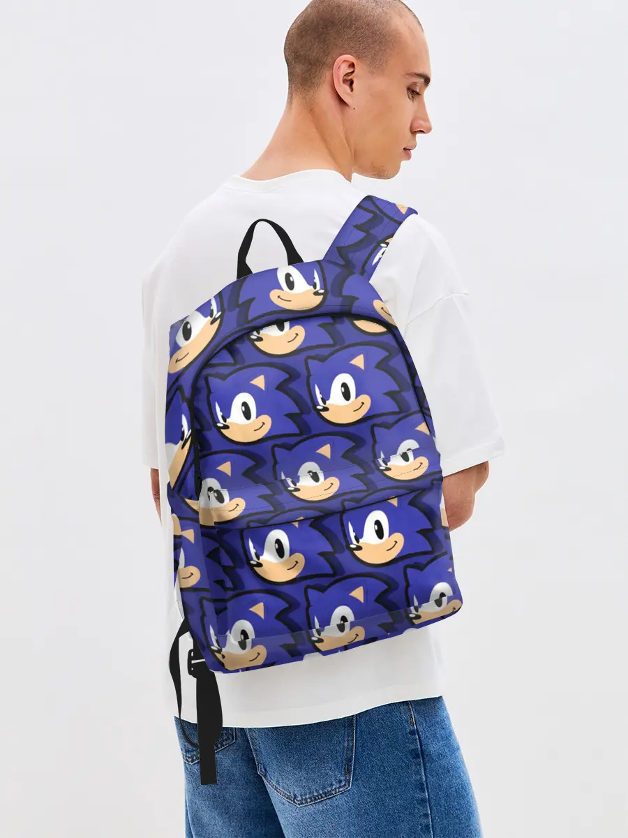 Рюкзак джинсовый / Sonic pattern