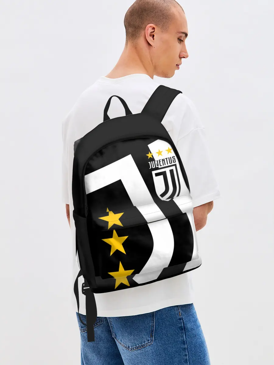 Рюкзак джинсовый / JUVENTUS / ЮВЕНТУС / ЗВЕЗДЫ