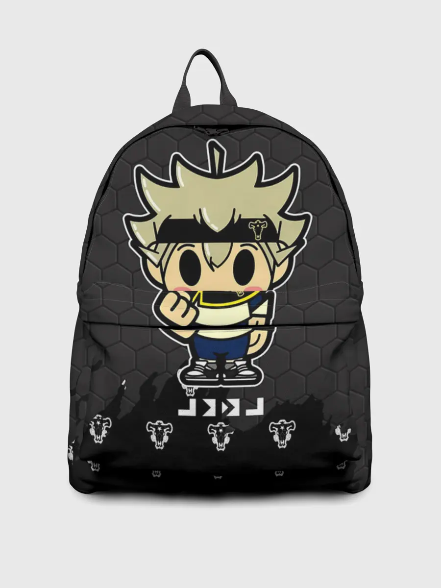 Рюкзак джинсовый / Асто Чёрный клевер броня