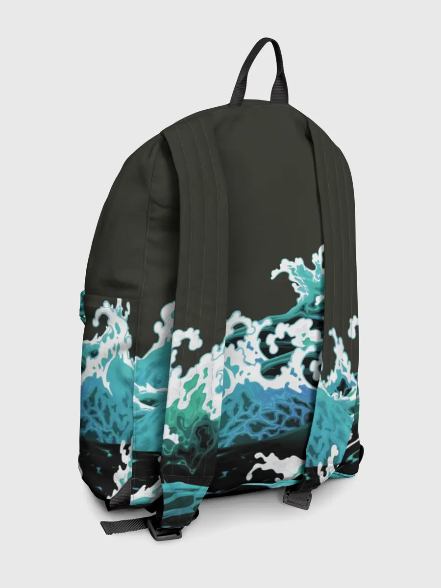 Рюкзак джинсовый / Корабль на Волнах | Кракен