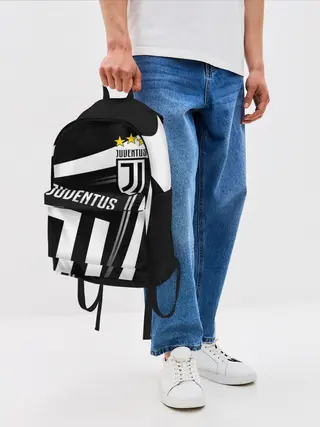 Рюкзак джинсовый / JUVENTUS / ЮВЕНТУС / ПОЛОСЫ