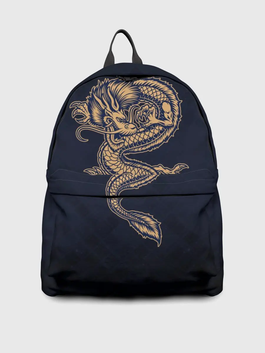 Рюкзак джинсовый / Дракон