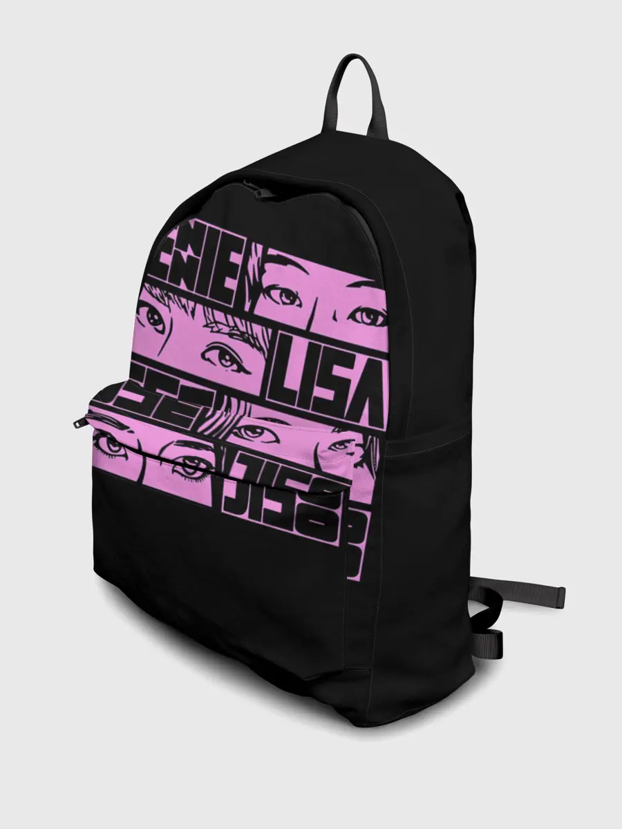 Рюкзак джинсовый / Black pink eyes