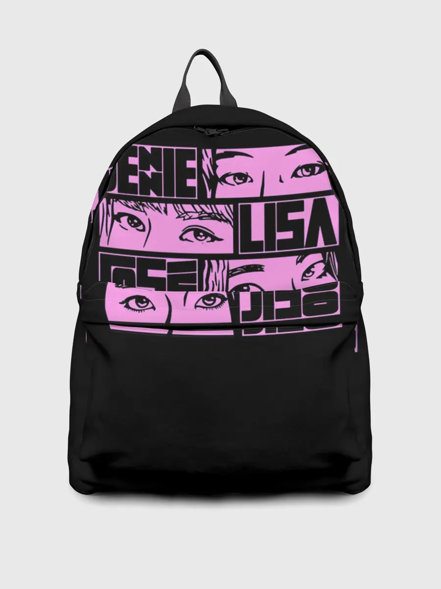 Рюкзак джинсовый / Black pink eyes