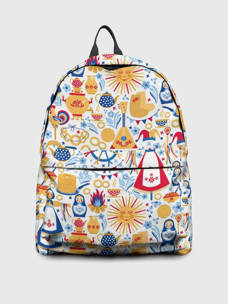 Рюкзак джинсовый / Славянская символика