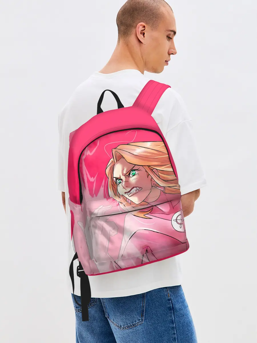 Рюкзак джинсовый / Атом Ева