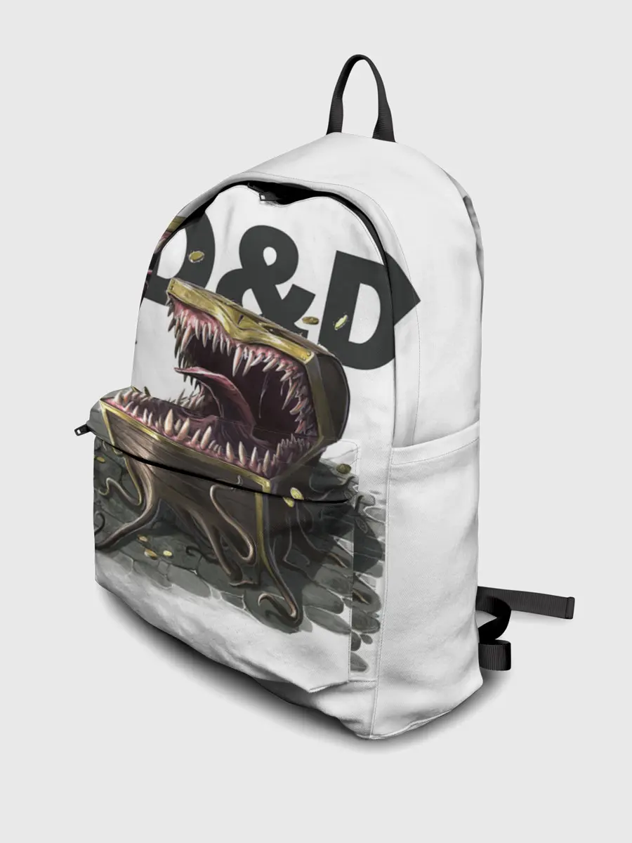 Рюкзак джинсовый / D&D | Мимик-сундук | ДнД