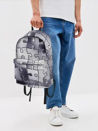 Рюкзак джинсовый / Пазлы