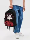 Рюкзак джинсовый / КОТ САТАНЫ