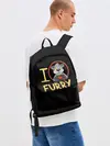 Рюкзак джинсовый / I love furry