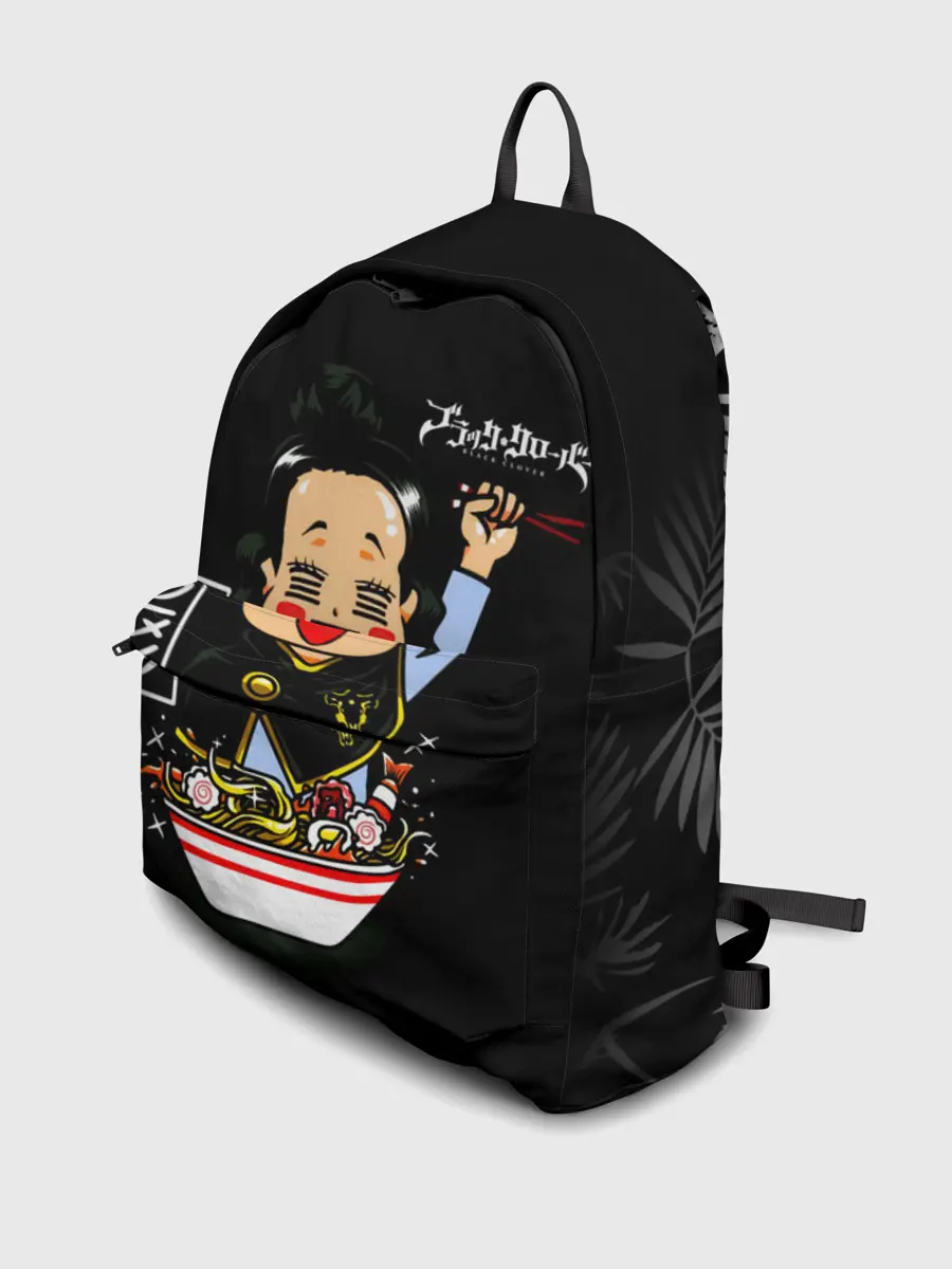 Рюкзак джинсовый / Чами Паппитсон Чёрный клевер