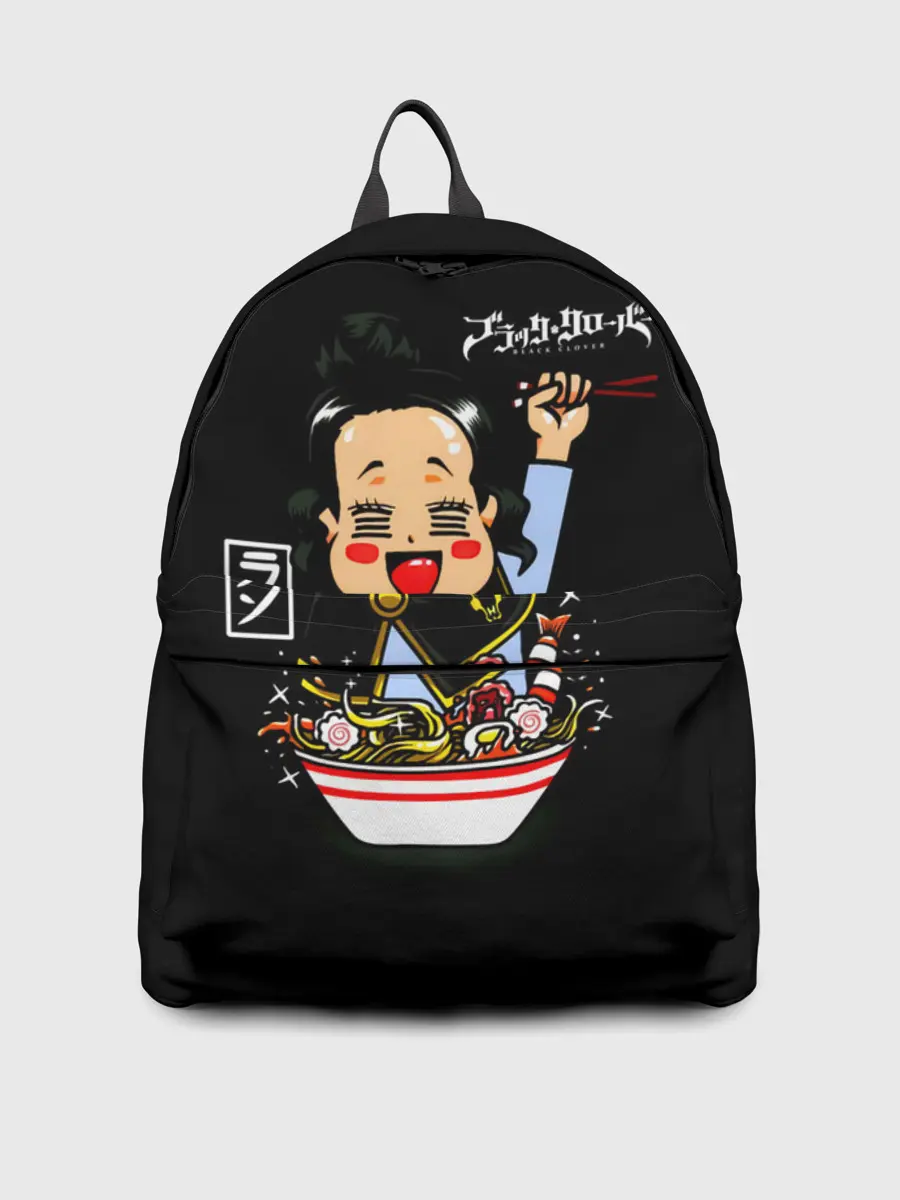 Рюкзак джинсовый / Чами Паппитсон Чёрный клевер