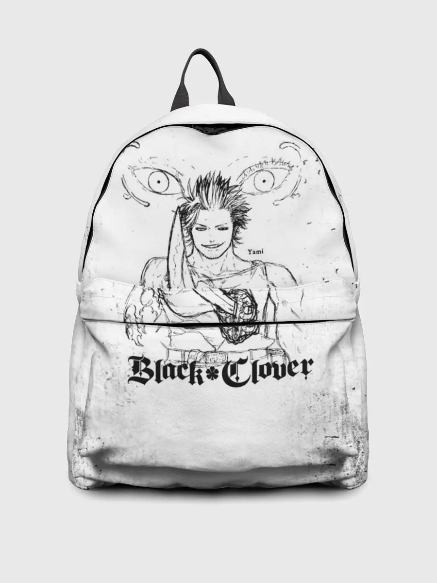 Рюкзак джинсовый / Ями Сукэхиро Чёрный клевер