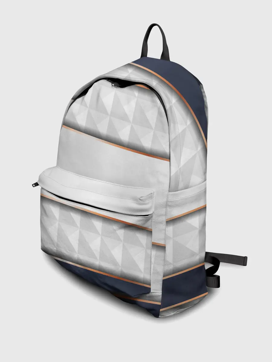 Рюкзак джинсовый / White 3d lines