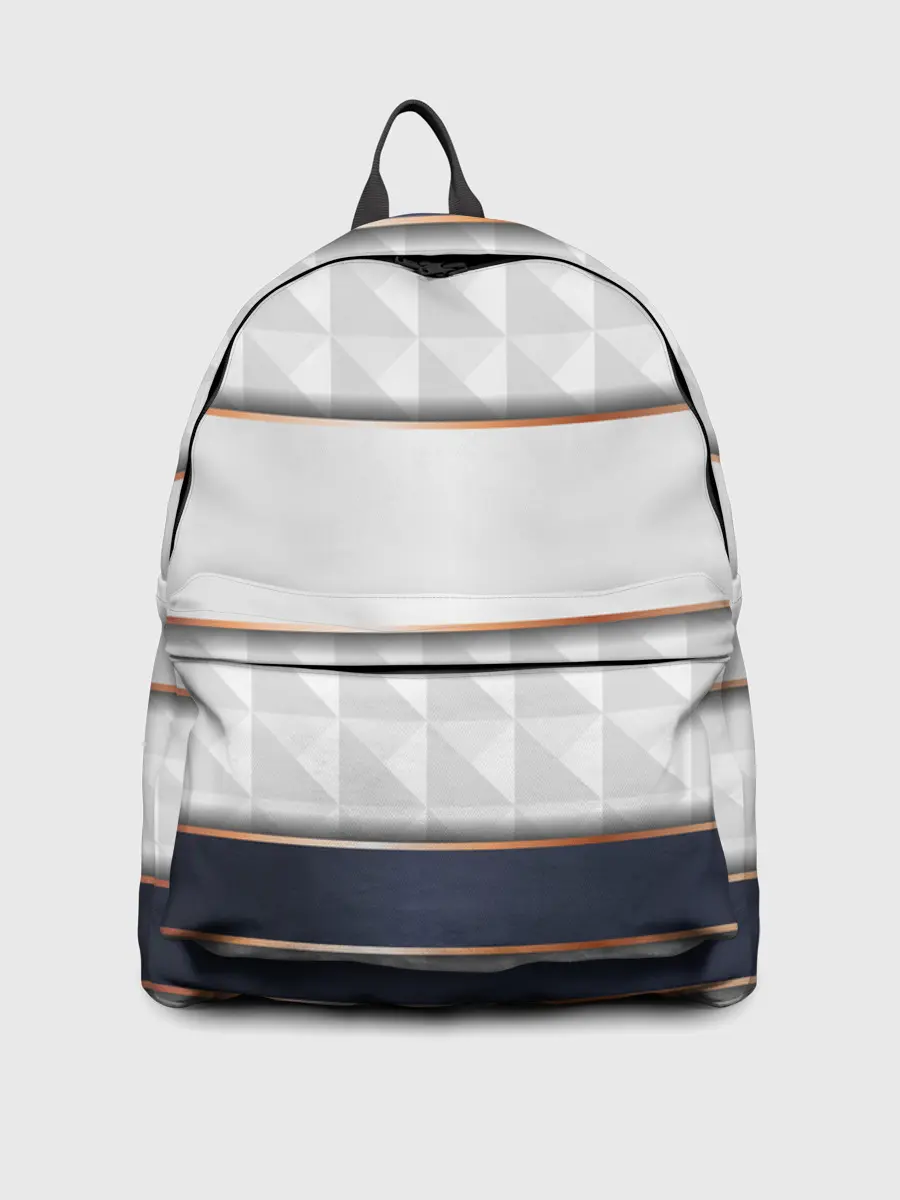 Рюкзак джинсовый / White 3d lines