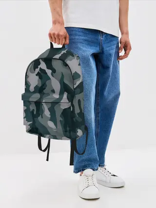 Рюкзак джинсовый / камуфляж