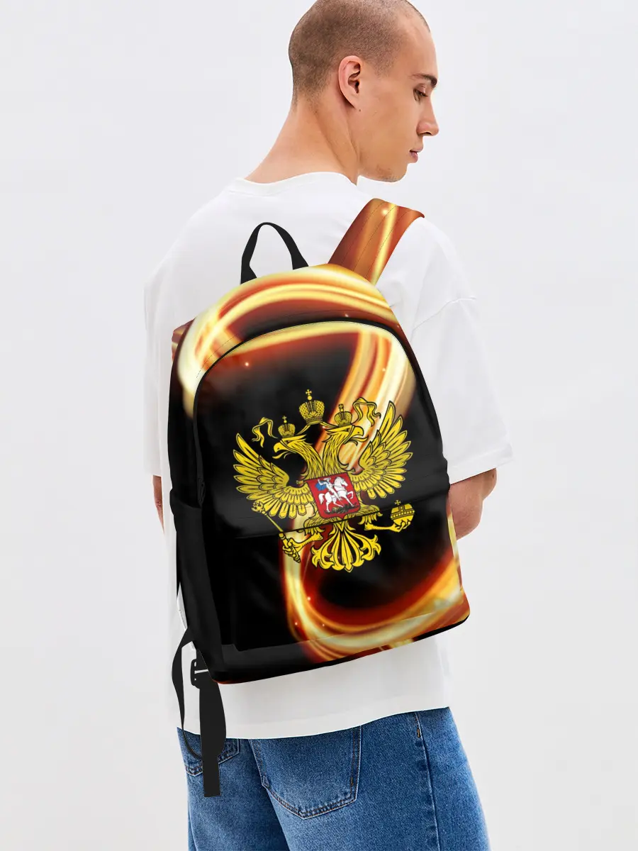 Рюкзак джинсовый / Герб РФ collection line