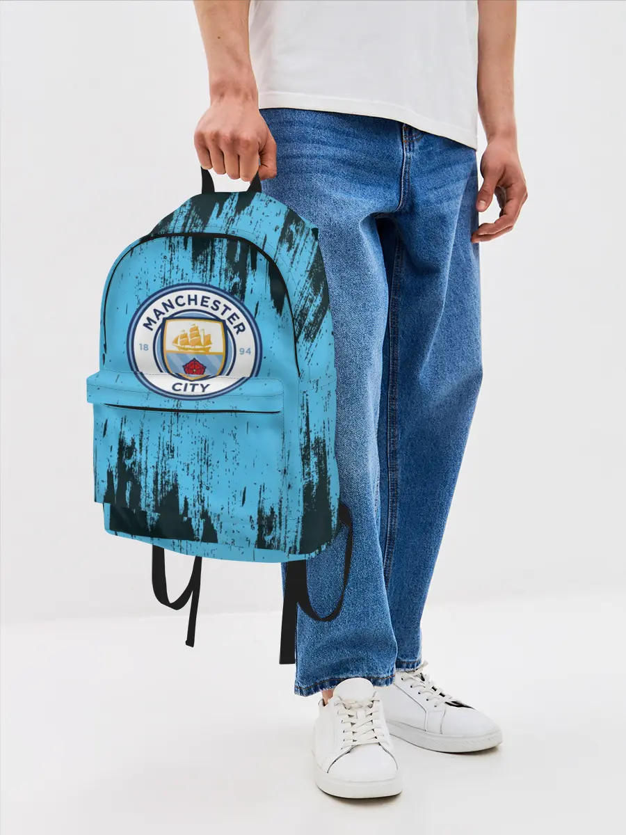 Рюкзак джинсовый / Манчестер Сити