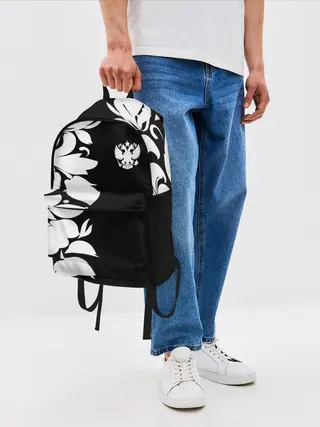 Рюкзак джинсовый / Russia Black&White Style