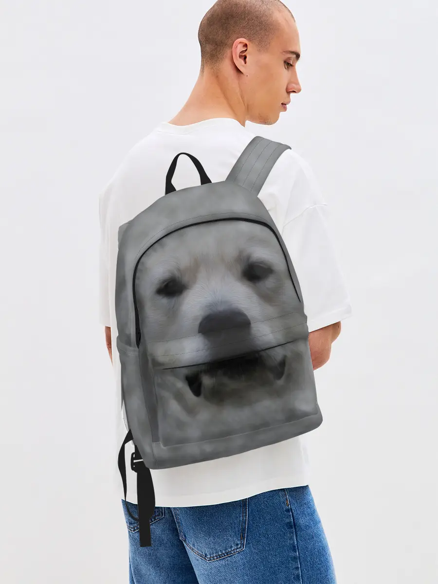 Рюкзак джинсовый / Лабрадор