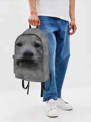 Рюкзак джинсовый / Лабрадор