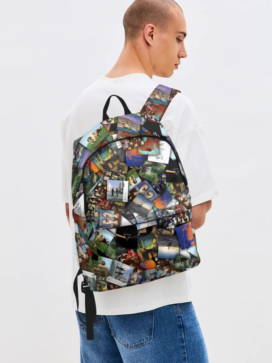 Рюкзак джинсовый / Pink Floyd. Дискография